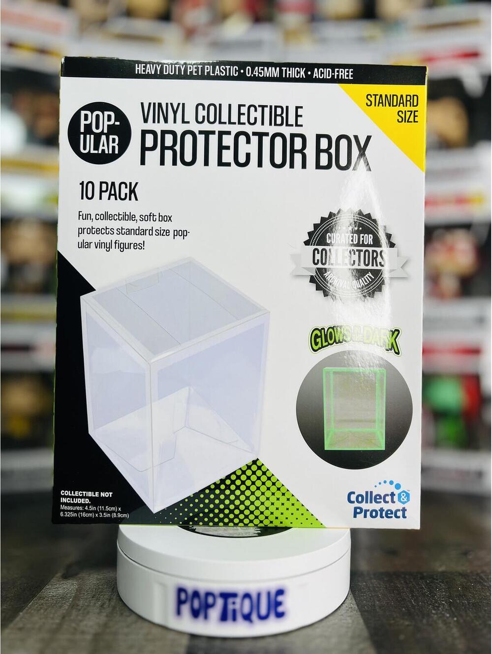 Glow-in-the-Dark Soft Collapsible Protector Box 10-Pack